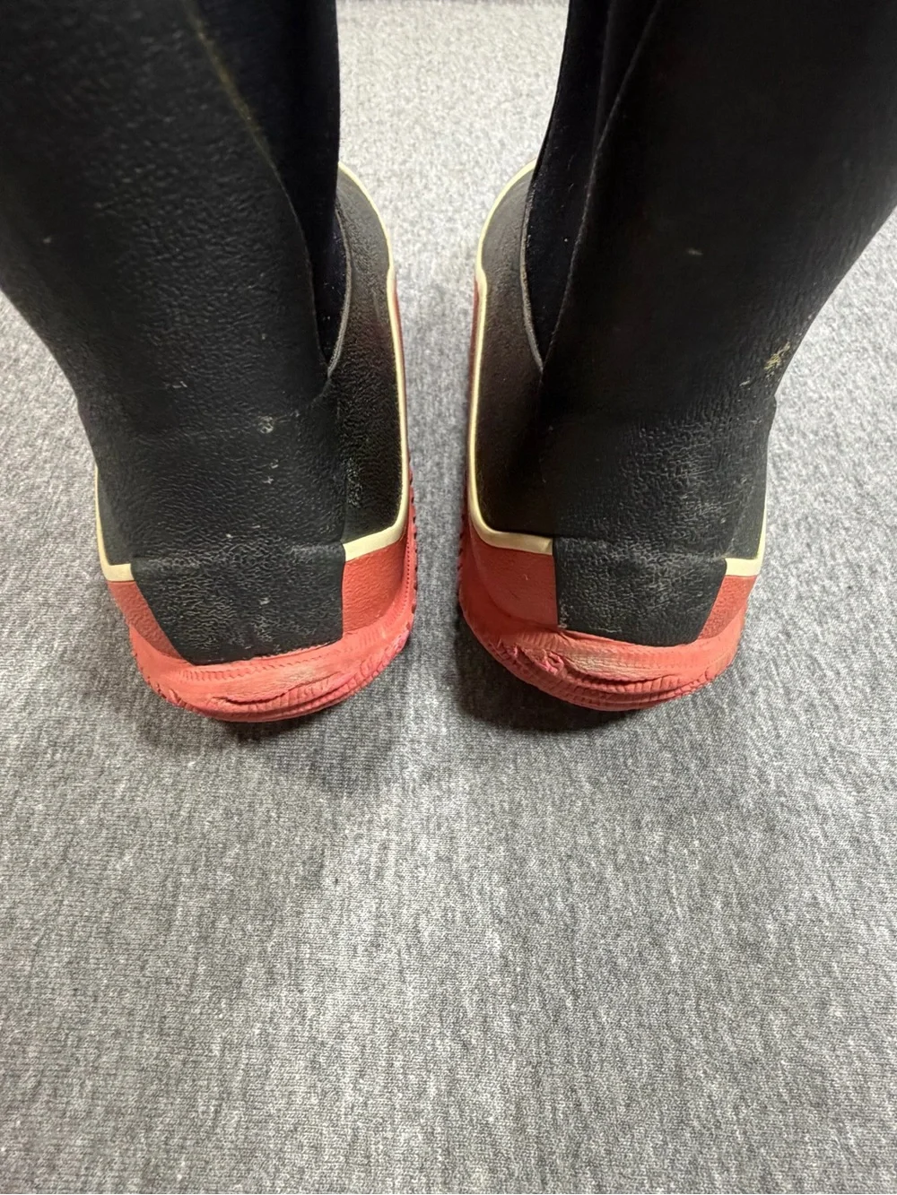 The Original Muck Boot Company Kids' Black and Red Waterproof Boots